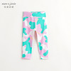 马克珍妮女童弹力运动打底瑜伽裤儿童裤子2024年春装新款240291 商品缩略图2