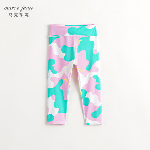 马克珍妮女童弹力运动打底瑜伽裤儿童裤子2024年春装新款240291 商品图2