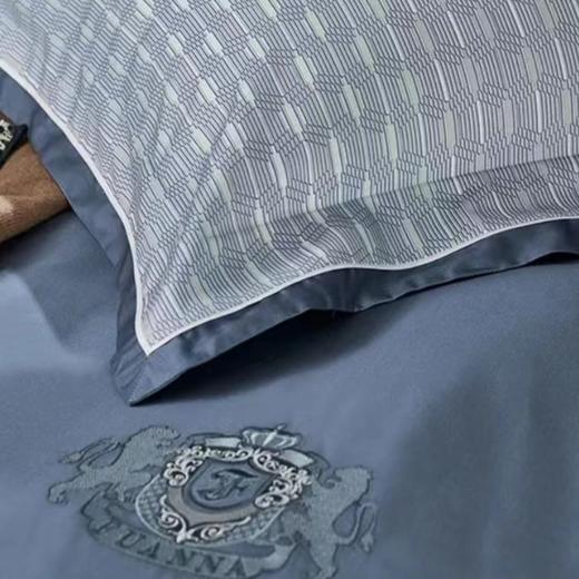 【6F】富安娜雅提床单四件/游转幻境，蓝 商品图2