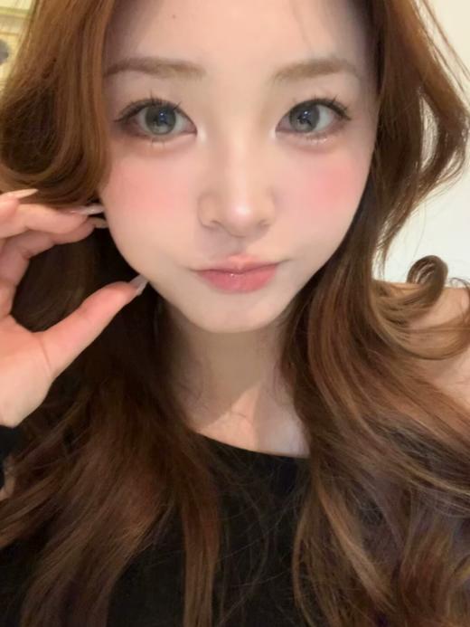 pfgirlcon 半年抛 玉龙茶/岩兰草 棕/绿 14.2mm 两片装 商品图2