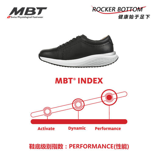 MBT足健康鞋男厚底休闲通勤鞋 纠正走路姿势 缓震 耐磨牛皮FLOREN 商品图3