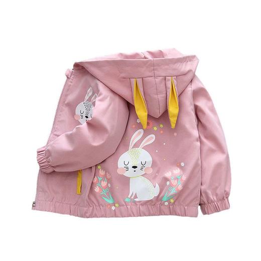 女童外套春秋小童春装2024新款春季上衣潮洋气韩版儿童春款棒球服 商品图4