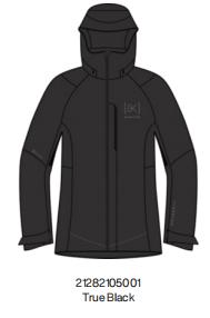 24/26BURTON雪服W AK GORE UPSHFT JK TRUE BLACK 商品图0