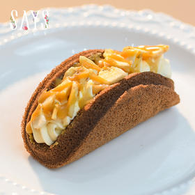 焦糖香蕉脆脆抱抱卷