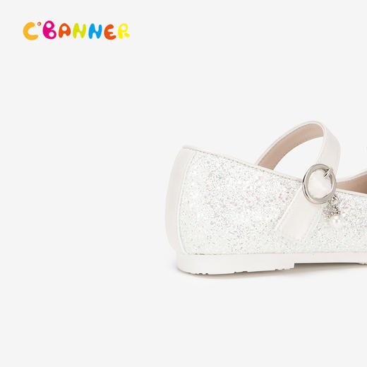 千百度童鞋春夏水晶/水钻鞋少女玛丽珍鞋平底鞋单鞋女童A24177608 商品图4