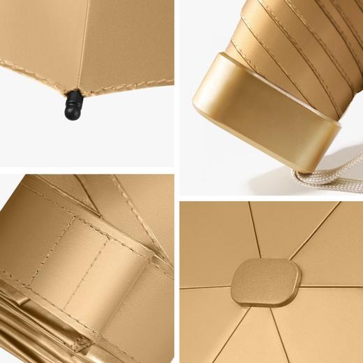 【创新突展开直径92cm】love still第8代钛厚手掌晴雨伞 防晒 UPF50+ 超柔软亲肤伞布 颠覆升级 小巧便携 抗风【G】 商品图5