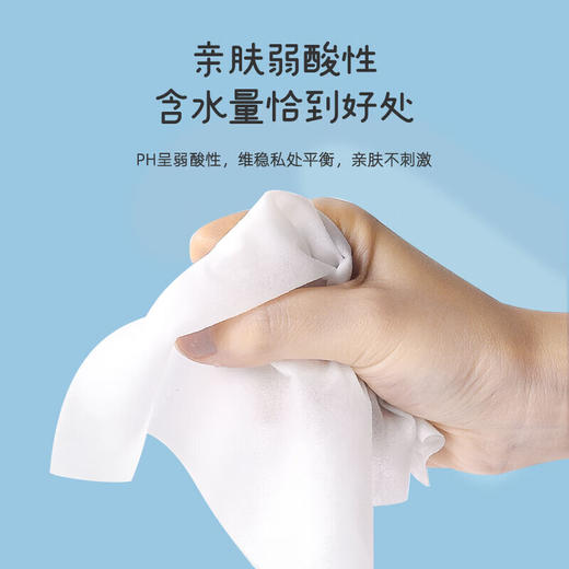 植护湿厕纸洁厕湿纸巾温和擦走细菌可冲散 商品图5