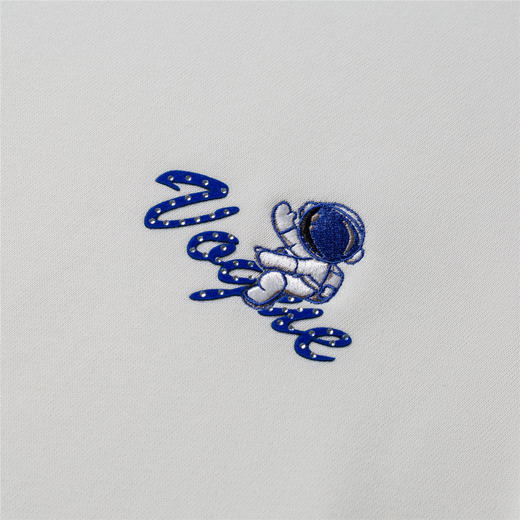 14LP37265【桑蚕丝混纺】罗蒙春秋男装卫衣胸花绣花卫衣男士休闲百搭男青年圆领长袖T恤上衣男 商品图8