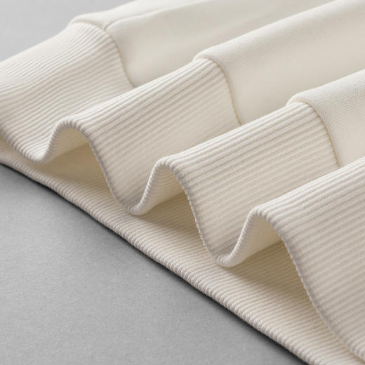 【桑蚕丝混纺】罗蒙春秋男装胸花字终绣花卫衣男士舒适休闲百搭圆领长袖T恤上衣男 商品图12