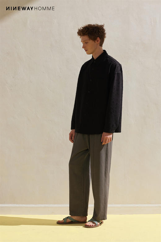 102051个性破洞长袖衬衣 商品图4