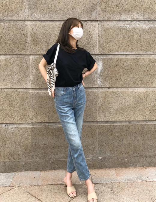 （买一送一）210g精梳棉圆领T恤  纯棉的！柔软亲肤 不分男女款  可搭配情侣装！闺蜜装！ 商品图9