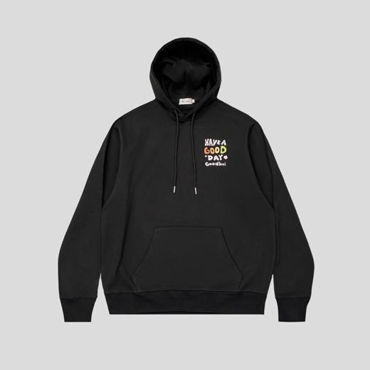 GOODBAI Have a good day彩色印花连帽卫衣 商品图1