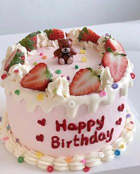 【生日蛋糕】小熊蜡烛款