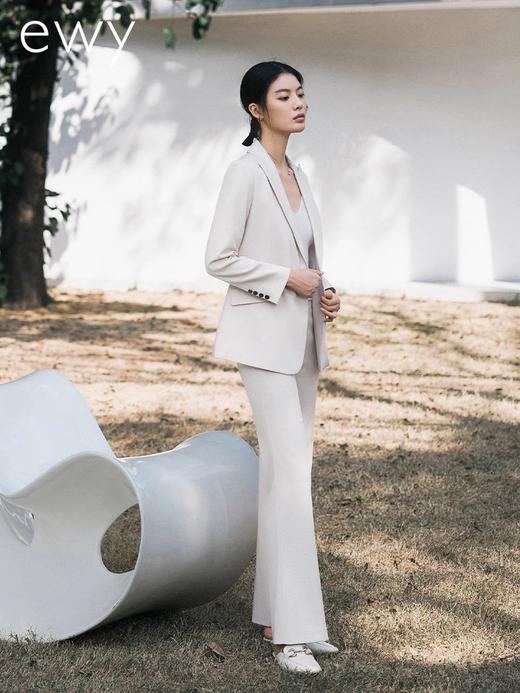 时尚简约米白色西服外套女气质女总裁高管职业装气质西装工装 商品图4