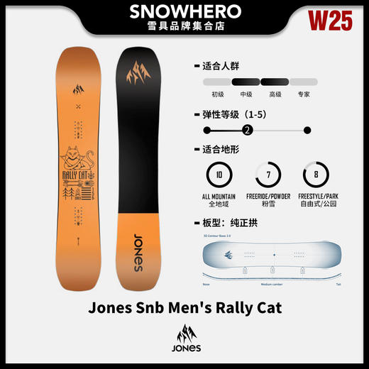 24/25雪季JONES男款野雪板预售 商品图8