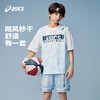 ASICS/亚瑟士童装2024春夏季男女童吸湿速干篮球套装短袖T恤短裤 商品缩略图0