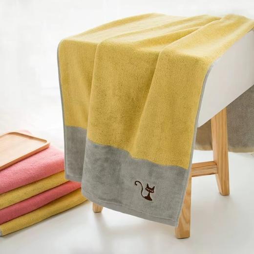 曼庭生活亚光美好时光浴巾 商品图0