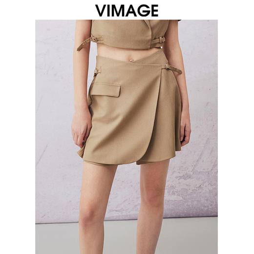 VIMAGE纬漫纪夏季新款时尚百搭短裤女裤裙V2105727 商品图3