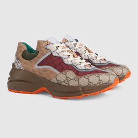GUCCI 古驰 女士 Rhyton系列 GG休闲运动鞋 混色 620185 99WG0 6060