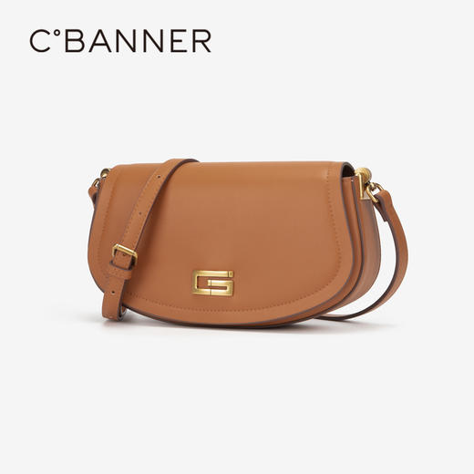 千百度女包春季时尚腋下包手提包单肩包马鞍包A24122508 商品图0