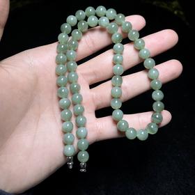 碧玉项链-圆珠妈妈链