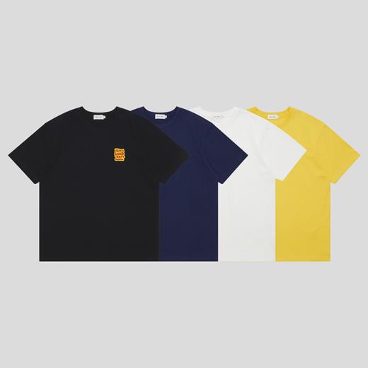 GOODBAI Have a good day刺绣撞色短袖T恤 商品图0