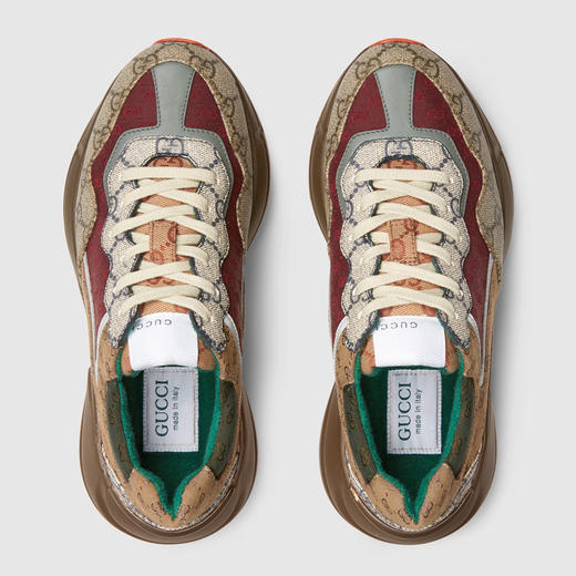 GUCCI 古驰 女士 Rhyton系列 GG休闲运动鞋 混色 620185 99WG0 6060 商品图1