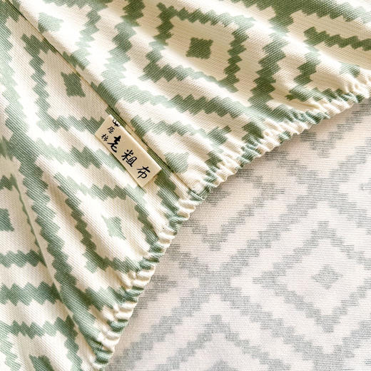 自然醒纯棉老粗布床笠单件全棉床垫保护罩防尘罩全包防滑席梦思保护套夏JY 商品图12