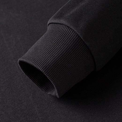 【桑蚕丝混纺 多色】罗蒙春秋男装字母印花卫衣男士撞色拼接卫衣休闲百搭圆领长袖T恤男 商品图8