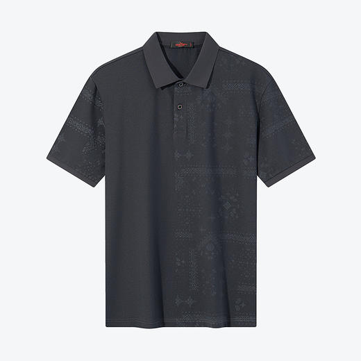 【非遗苗绣蝴蝶妈妈系列】柒牌polo衫短袖男夏季新款时尚印花上衣	126T72610 商品图4