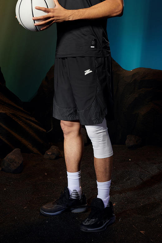 有志者UZIS极简科技运动短裤男篮球健身训练夏季冰感梭织短裤波动 商品图2