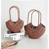 【新款】藤编半月花篮（直径20径深12高度30） 商品缩略图10