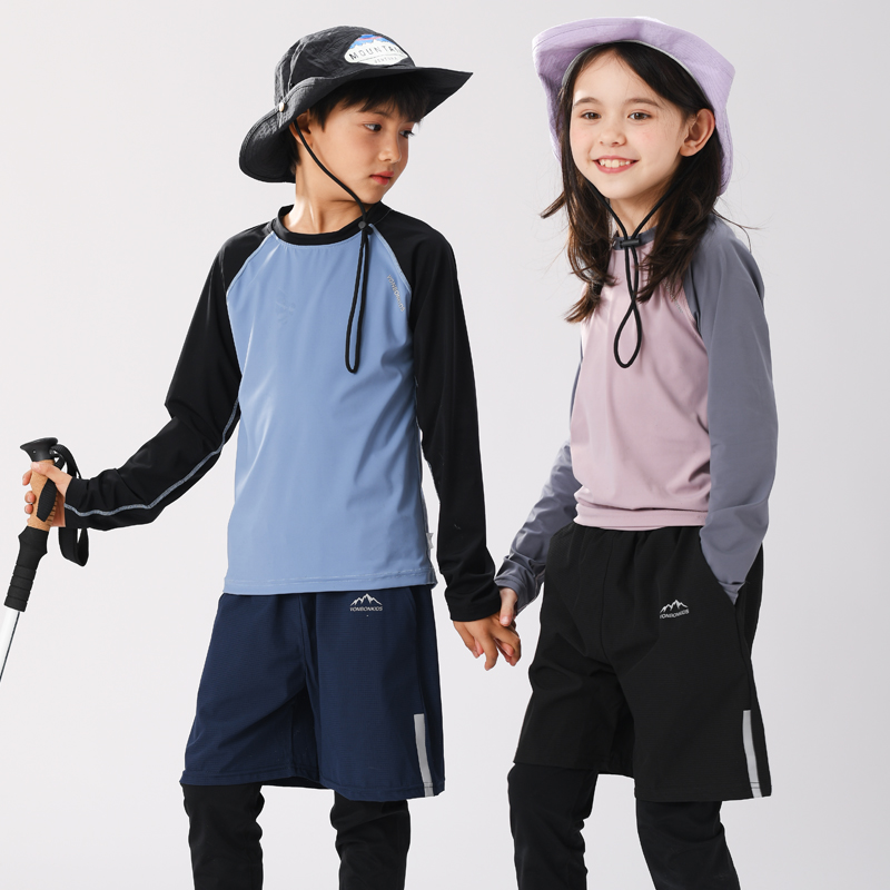 大牌同款，单件59元！速干吸汗！舒适透气！运动孩子必备！运动童装，VONBONKIDS运动速干长袖/运动跑步裤  春游户外，跑步运动【春装】