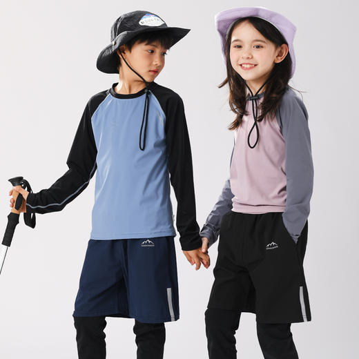 大牌同款，单件59元！速干吸汗！舒适透气！运动孩子必备！运动童装，VONBONKIDS运动速干长袖/运动跑步裤  春游户外，跑步运动【春装】 商品图0