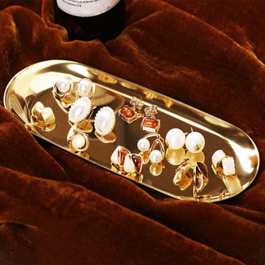 笙观相沐 中古经典老钱风 【越戴越有钱】Vintage吸金系列耳环 商品图1