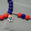 普陀锦鲤平安手串 红蓝两色香灰佛珠+珐琅工艺足银国潮风锦鲤吊坠 四季平安 相随守护 商品缩略图4