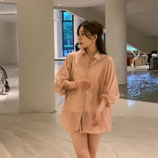 金蘑菇菇 /柏林少女 私服组！冰晶天丝甜美系防晒 商品图3