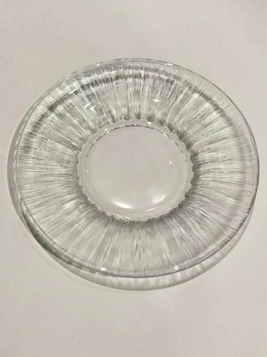 日本当代手作-小圆雕刻玻璃盘 商品图0