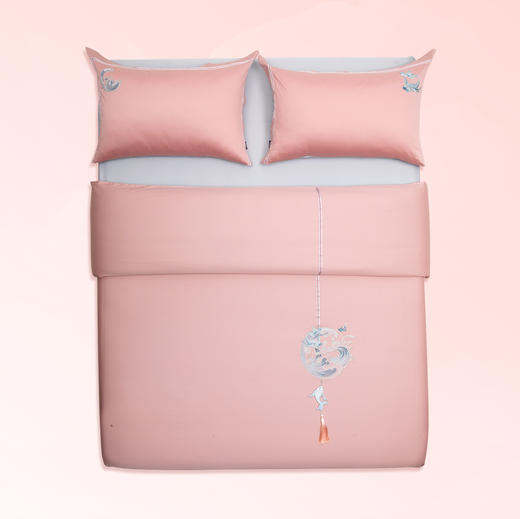 多喜爱山海经 60S贡缎长绒棉四件套 碧落文鳐 商品图1