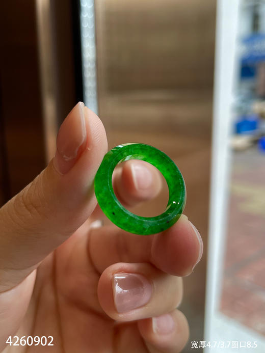 4260902；冰帝王绿扳指。具体价格微信咨询 商品图3
