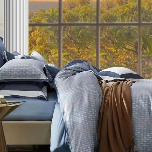 【6F】富安娜雅提床单四件/游转幻境，蓝 商品图0