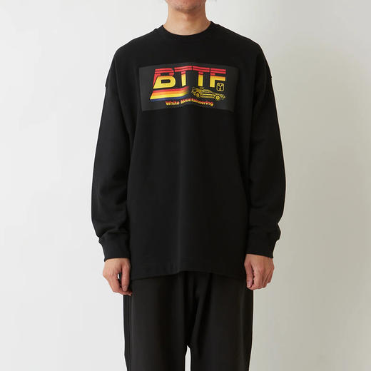 White Mountaineering 白山 SWEAT SHIRT 回到未来主题圆领卫衣 商品图0