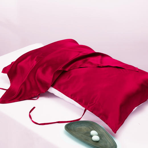 【预售3天】16姆米真丝枕巾100桑蚕丝重磅丝绸枕头皮1800010 商品图5