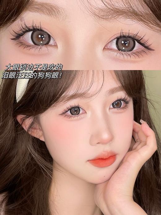 CherryBee 美瞳月抛 水孖孖灰 直径14.5mm着色14.0mm 商品图7