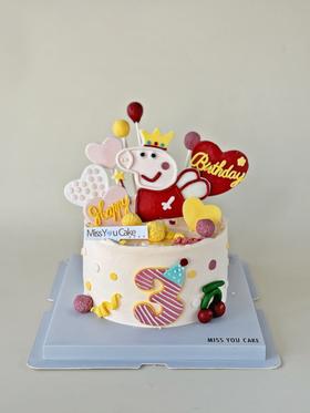 定制款裸蛋糕 - 佩奇佩奇