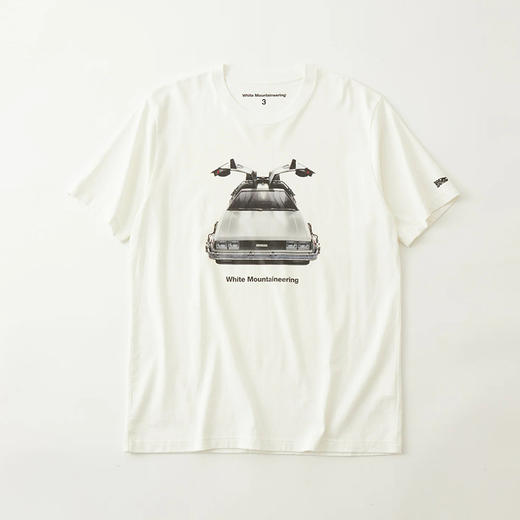 White Mountaineering 白山 DELOREAN TEE 回到未来主题天竺棉T恤 商品图0