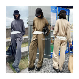 不退不换！不退不换！尘衣｜2024春新款极简卫衣套装