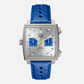 泰格豪雅 TAG Heuer 摩纳哥系列法国竞速蓝计时码表 CAW218C.FC6548