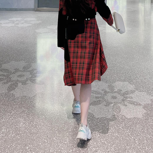 银朱色半裙LZ3B27 商品图1