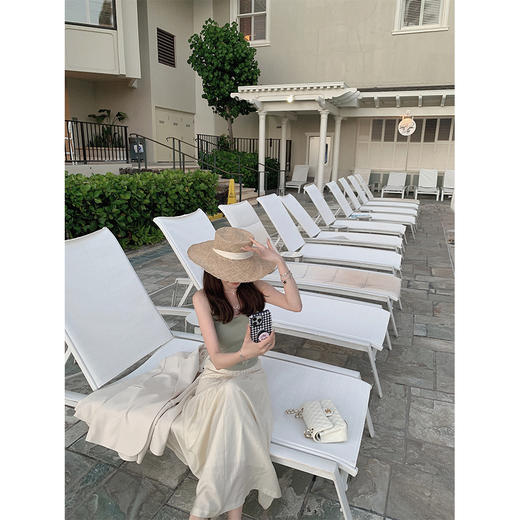 沙茶橘棕 XS/M码 奶白XS/M码/L码金蘑菇菇 招牌/ 灵动感长裙 高腰a字半身长裙夏显瘦休闲遮跨裙子 商品图4